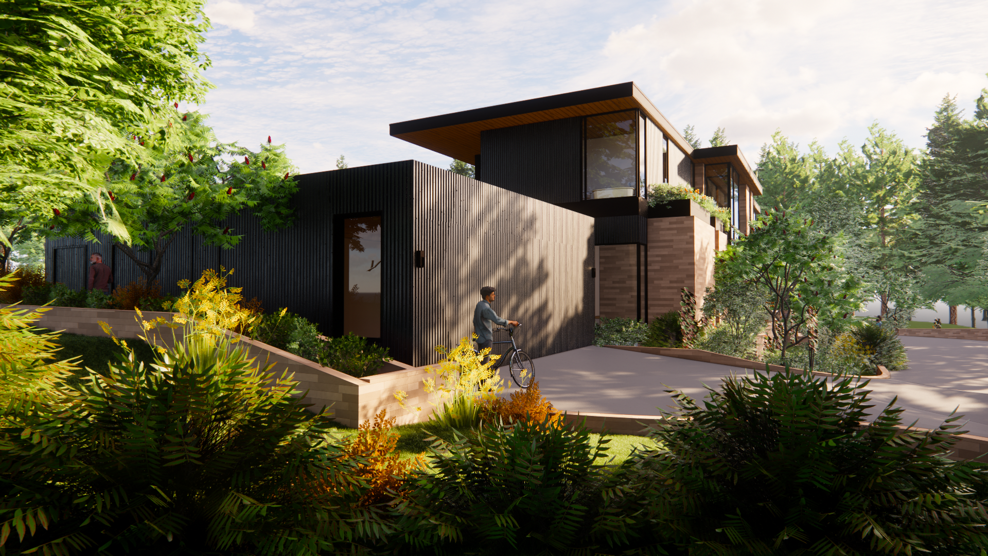 South Corner, Hidden Garage